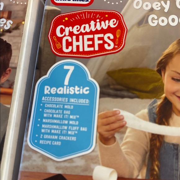 Little Tikes Creative Chefs Gingerbread House Winter Cookies & Smores Kits NEW - Picture 10 of 11